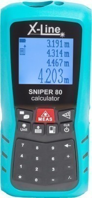 Лазерная рулетка X-Line SNIPER 80 calculator
